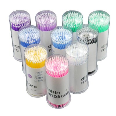 Hot sell colorful microbrush for eyelash extension